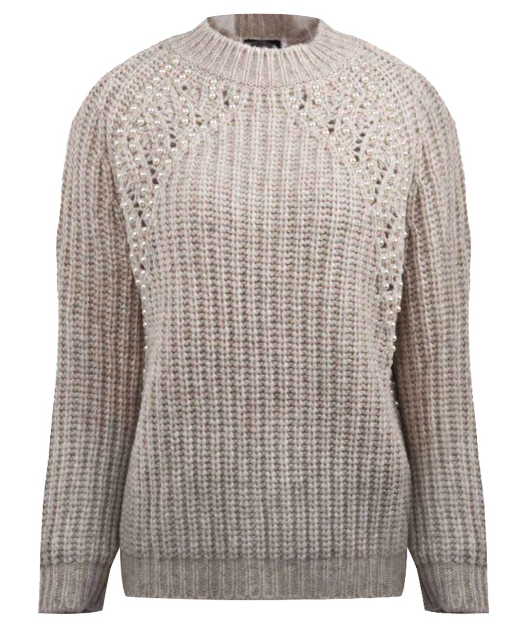 ERMANNO SCERVINO Бежевый джемпер / свитер, фото 1