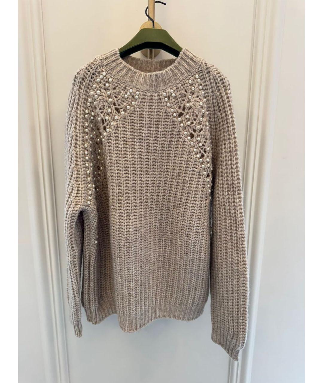 ERMANNO SCERVINO Бежевый джемпер / свитер, фото 2