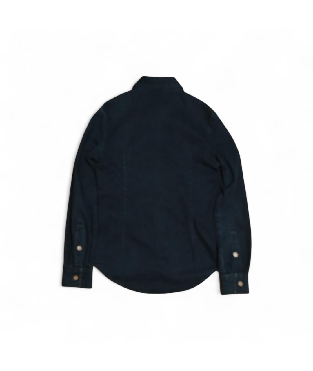 RAF SIMONS Темно-синяя кэжуал рубашка, фото 2