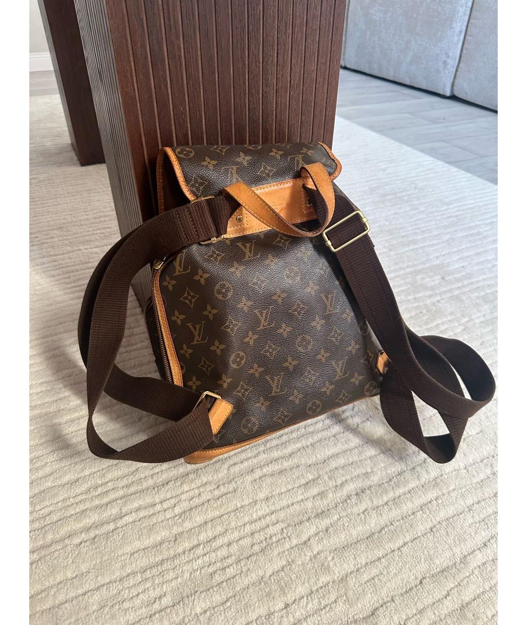 LOUIS VUITTON Коричневый рюкзак, фото 4