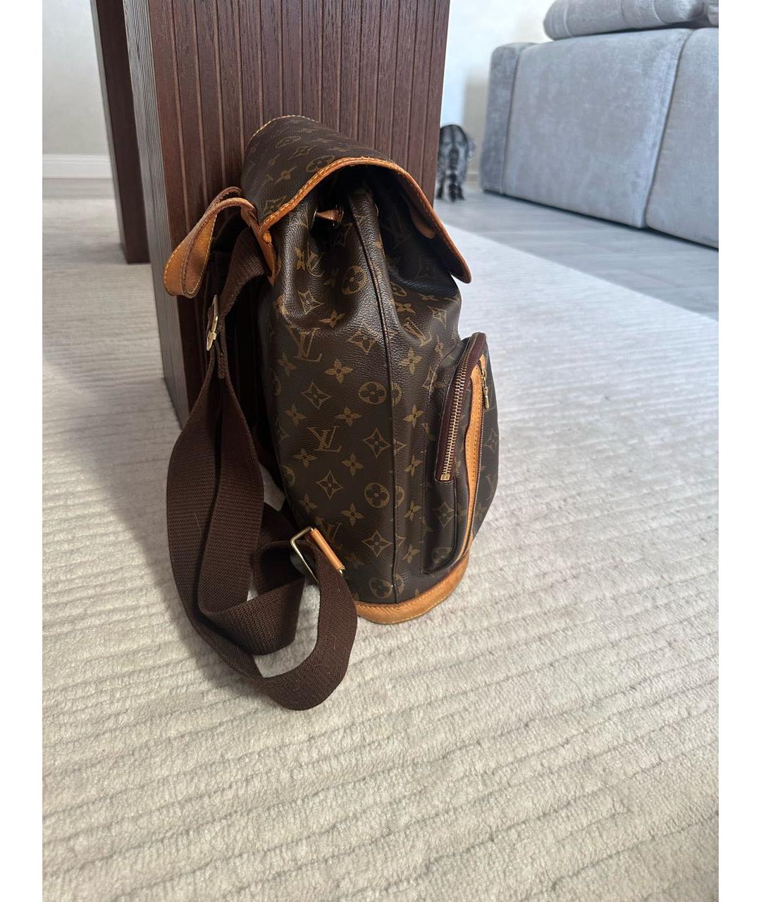 LOUIS VUITTON Коричневый рюкзак, фото 5