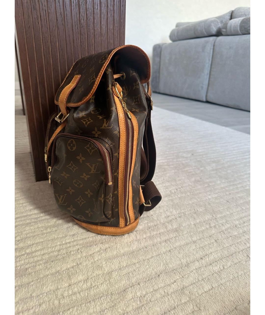 LOUIS VUITTON Коричневый рюкзак, фото 6