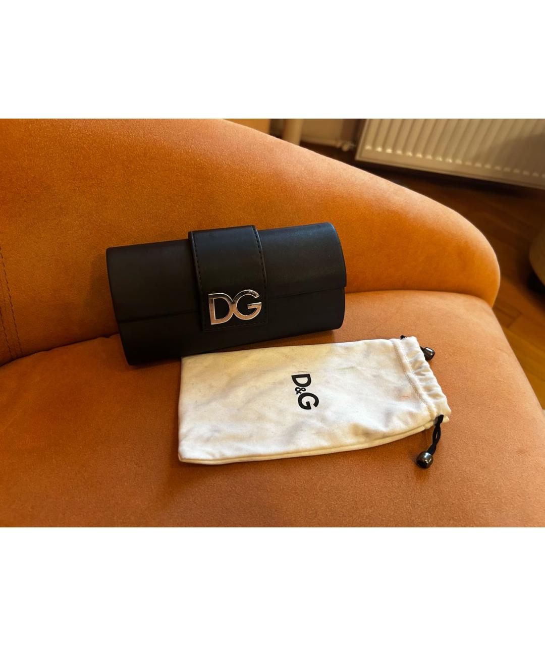 DOLCE&GABBANA Синие пластиковые солнцезащитные очки, фото 4