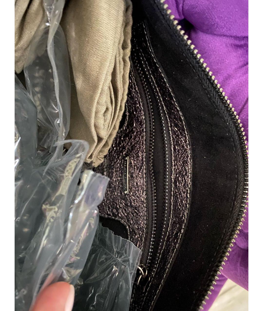 FABIANA FILIPPI Антрацитовая кожаная сумка с короткими ручками, фото 8