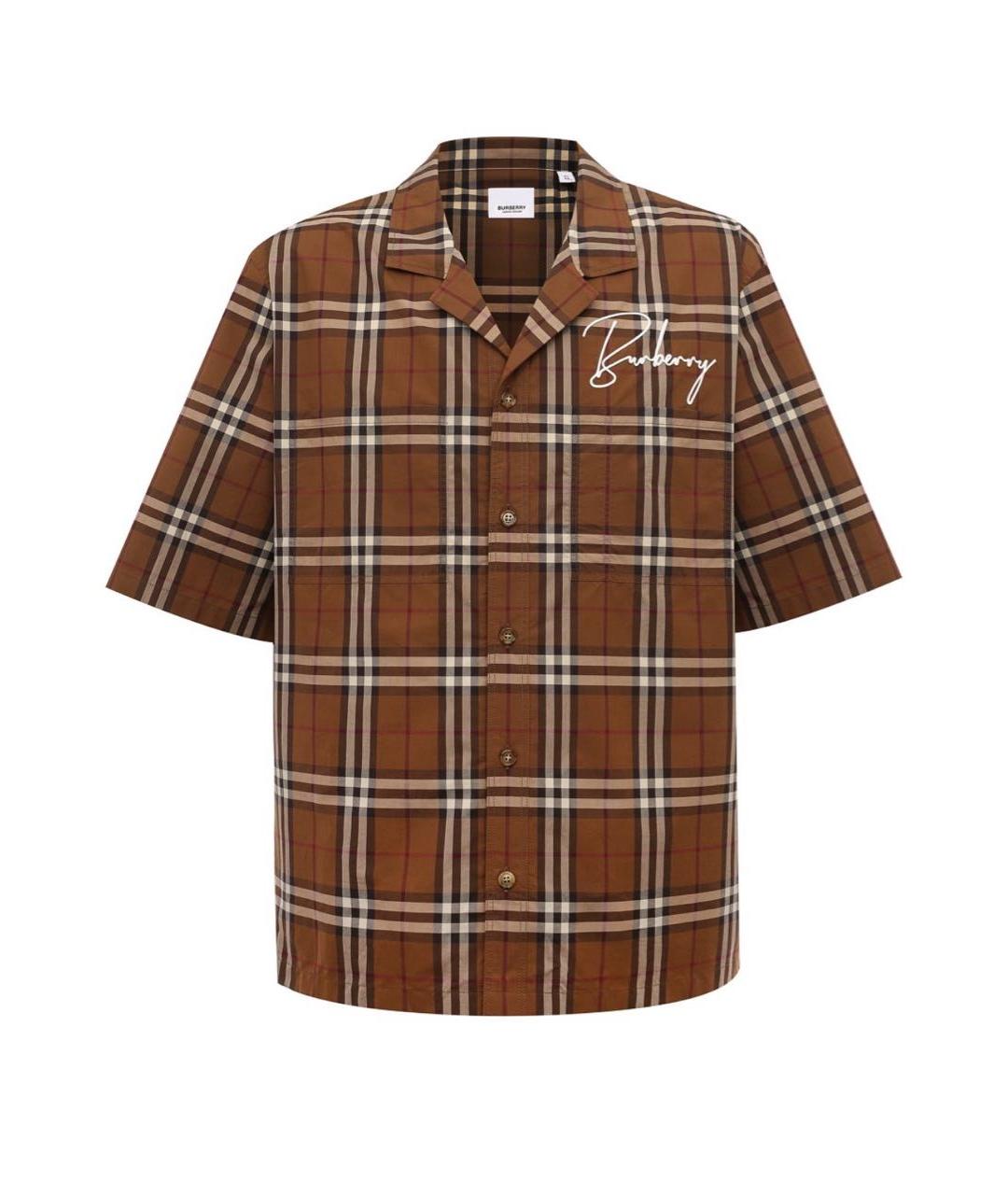 BURBERRY Мульти хлопковая кэжуал рубашка, фото 1