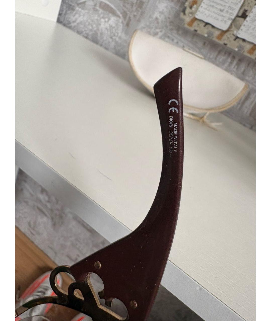 CHRISTIAN DIOR Бежевые солнцезащитные очки, фото 3