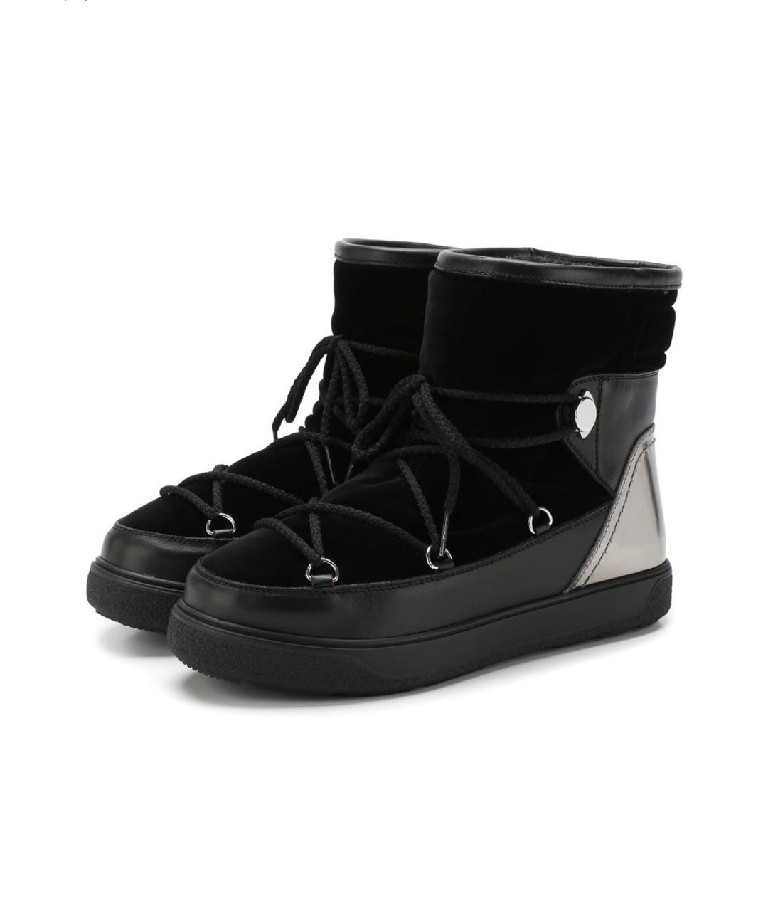 MONCLER Черные сапоги, фото 2