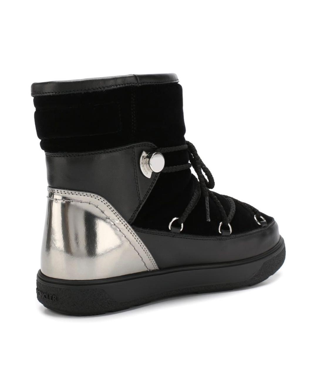 MONCLER Черные сапоги, фото 3