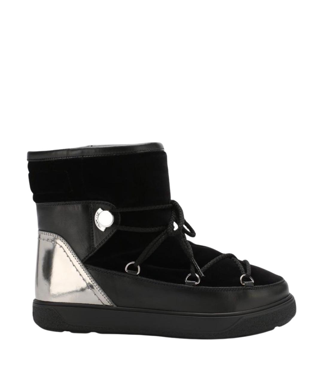 MONCLER Черные сапоги, фото 1