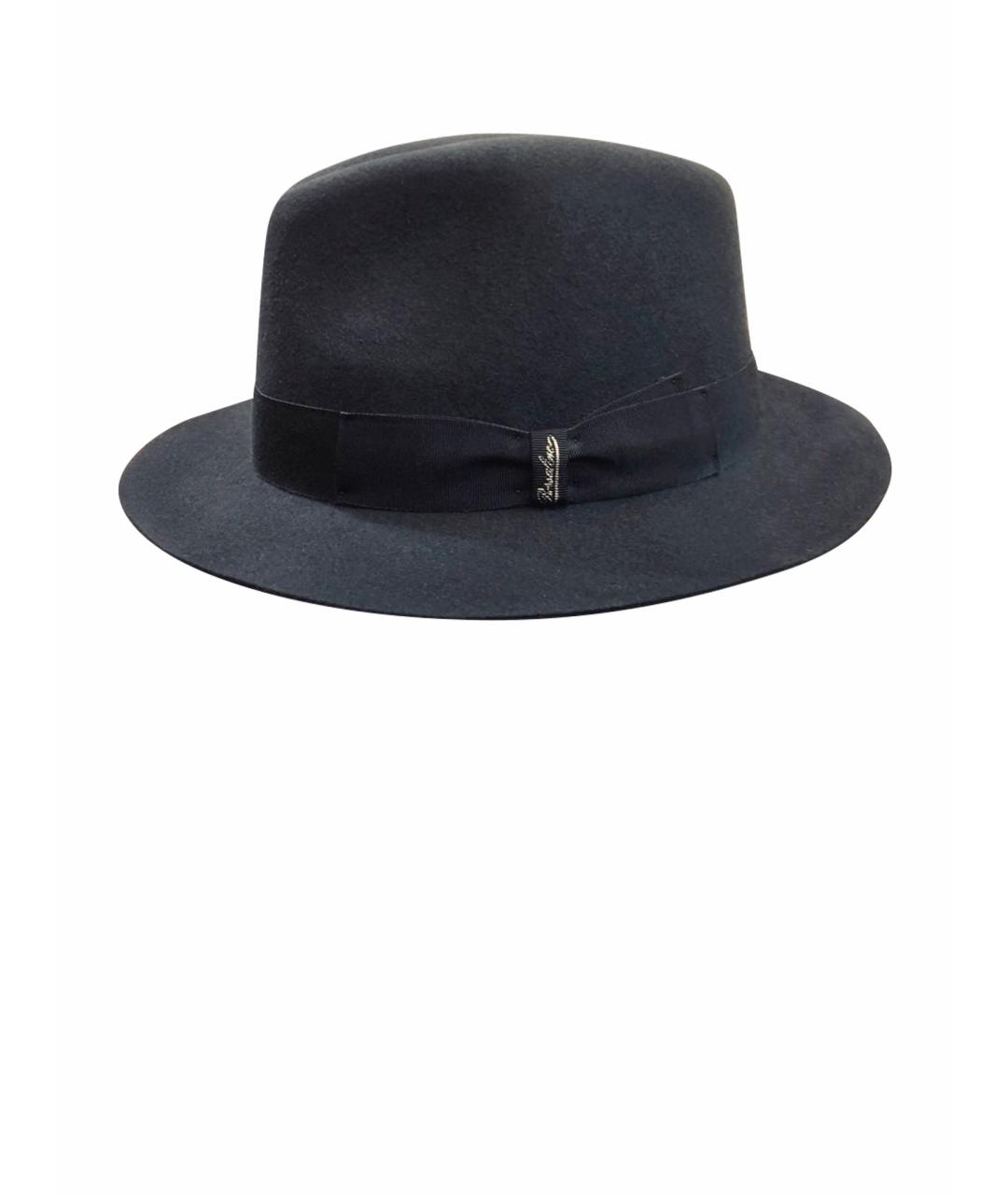 BORSALINO Серая шерстяная шляпа, фото 1