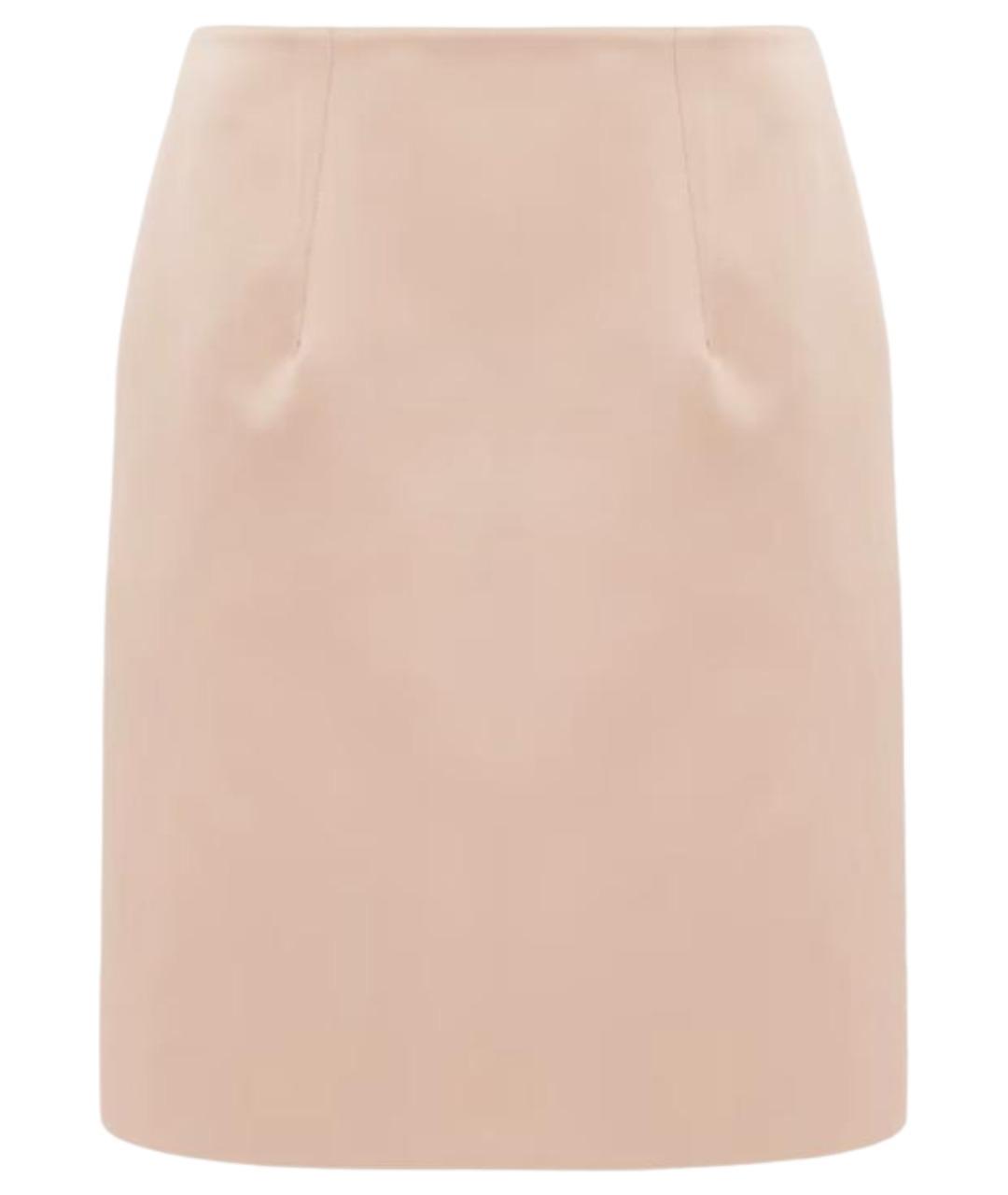 CHLOE Розовая ацетатная юбка миди, фото 1
