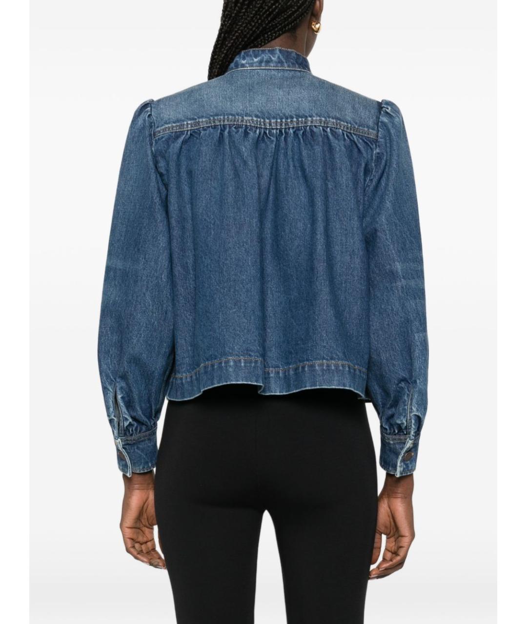 CHLOE Синяя хлопковая рубашка, фото 2