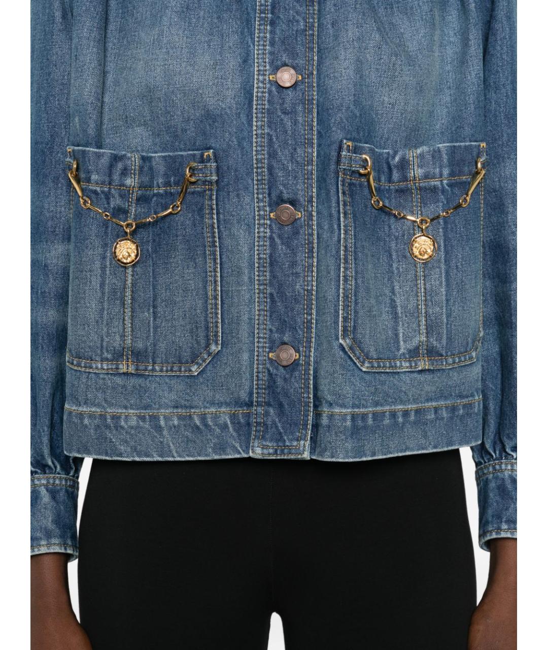 CHLOE Синяя хлопковая рубашка, фото 3