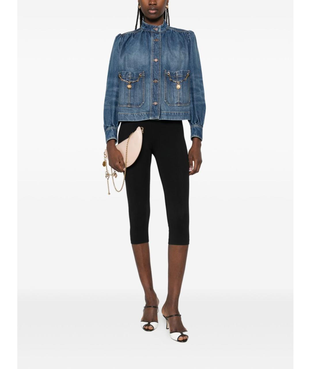 CHLOE Синяя хлопковая рубашка, фото 4