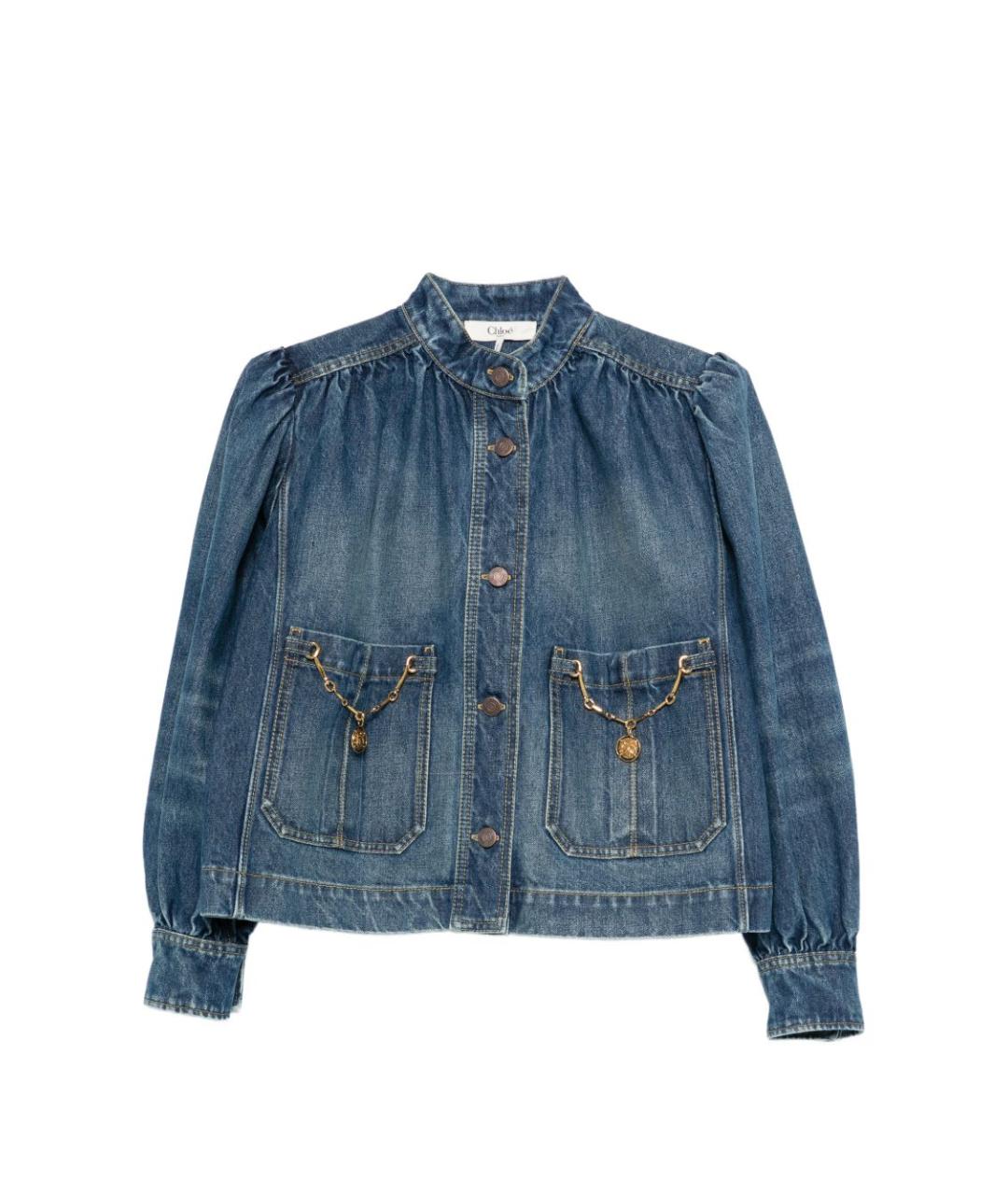 CHLOE Синяя хлопковая рубашка, фото 1