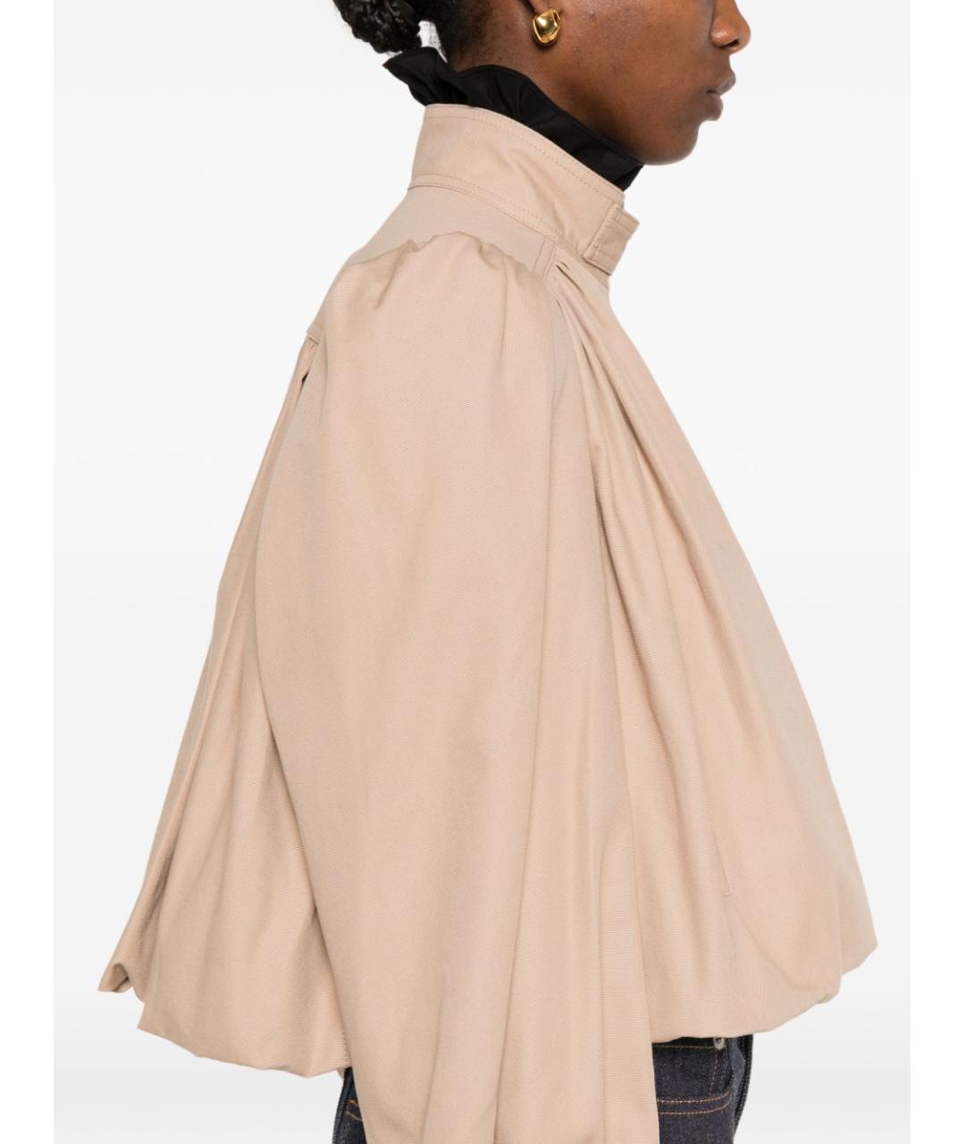 CHLOE Бежевая хлопковая куртка, фото 5