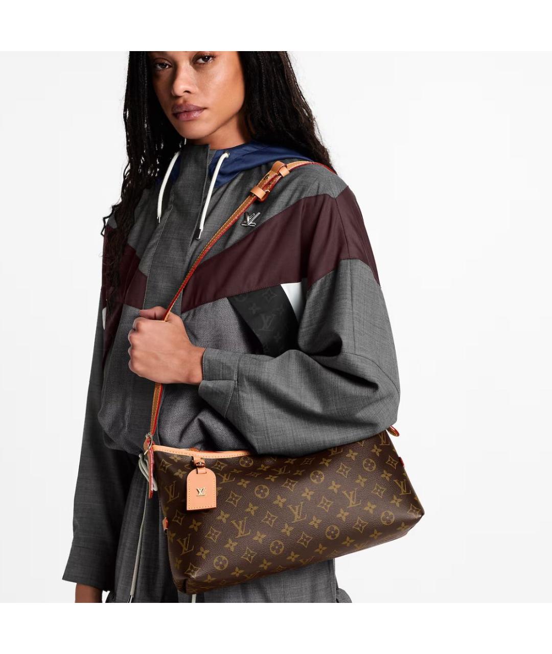 LOUIS VUITTON Коричневая сумка тоут, фото 2