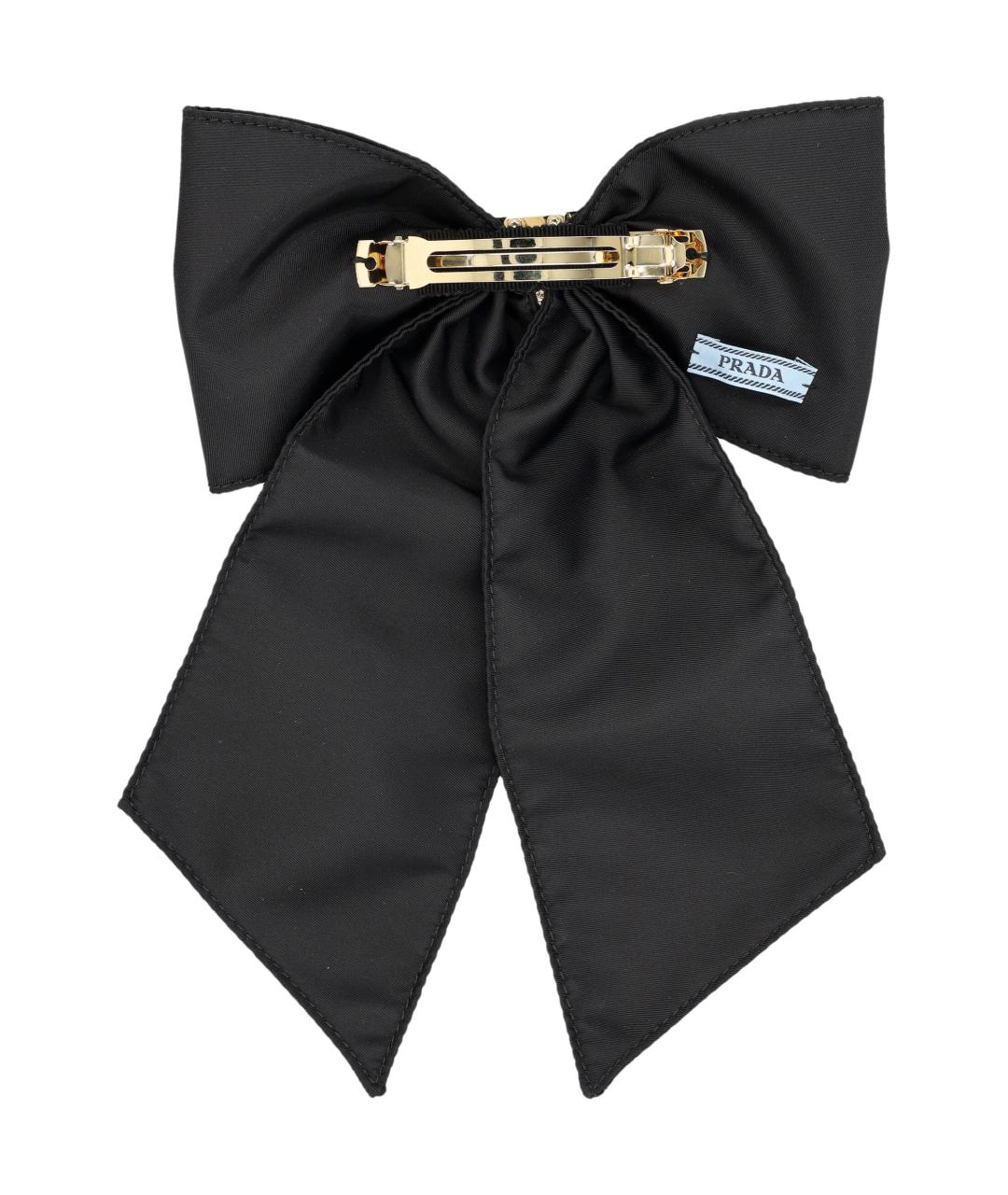 PRADA Черная заколка, фото 2