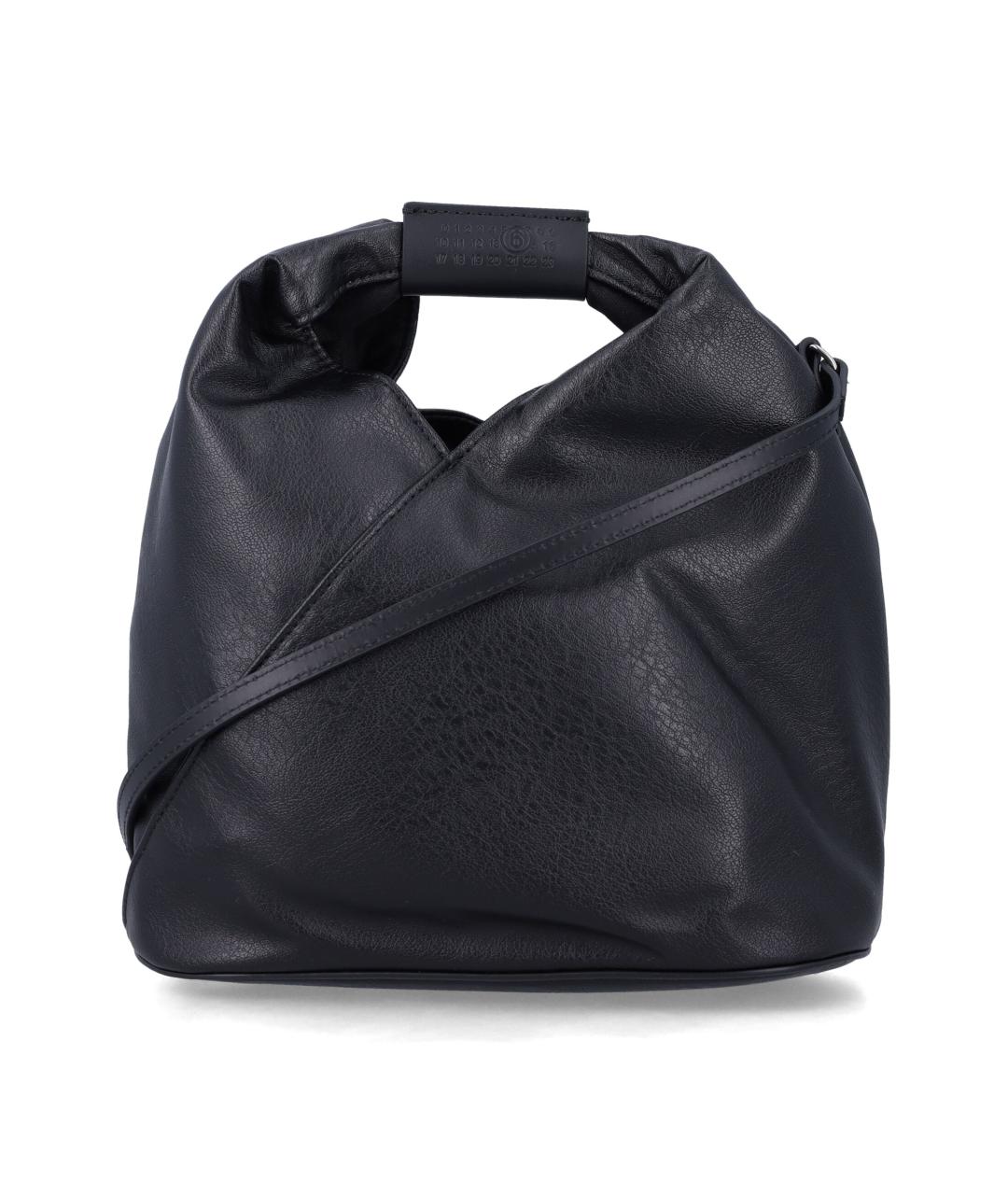 MM6 MAISON MARGIELA Черная сумка тоут из искусственной кожи, фото 1