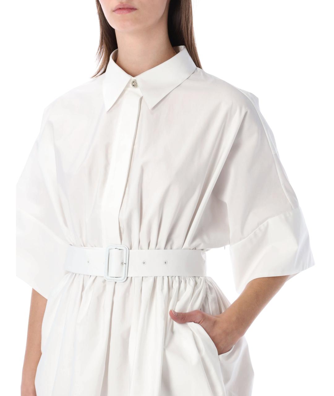 GIVENCHY Белое хлопковое повседневное платье, фото 4