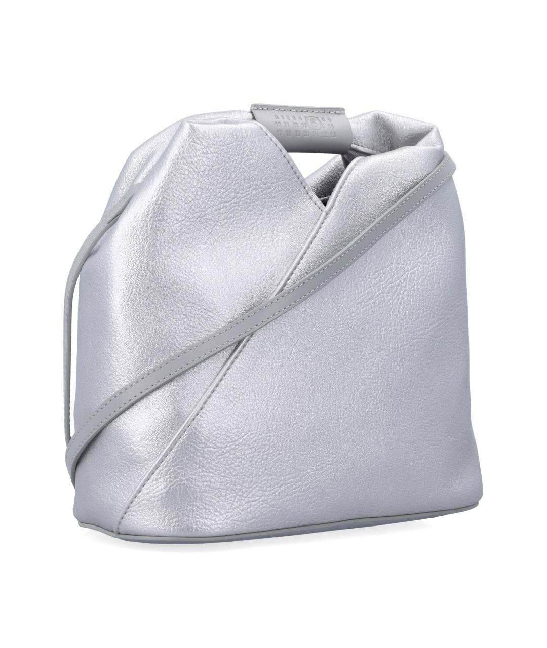 MM6 MAISON MARGIELA Серебряная сумка через плечо из искусственной кожи, фото 2