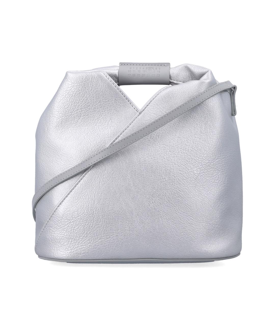 MM6 MAISON MARGIELA Серебряная сумка через плечо из искусственной кожи, фото 1