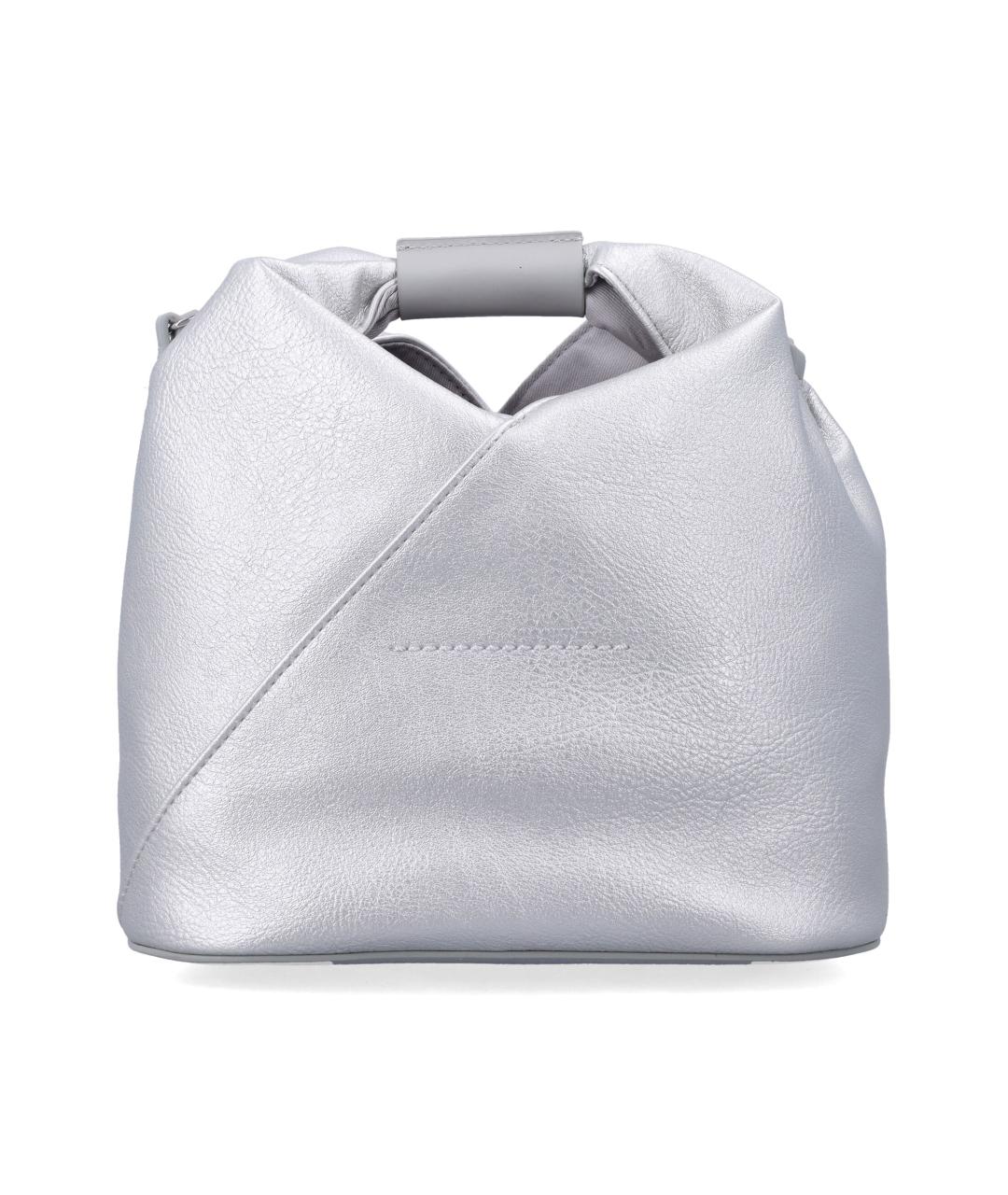 MM6 MAISON MARGIELA Серебряная сумка через плечо из искусственной кожи, фото 3