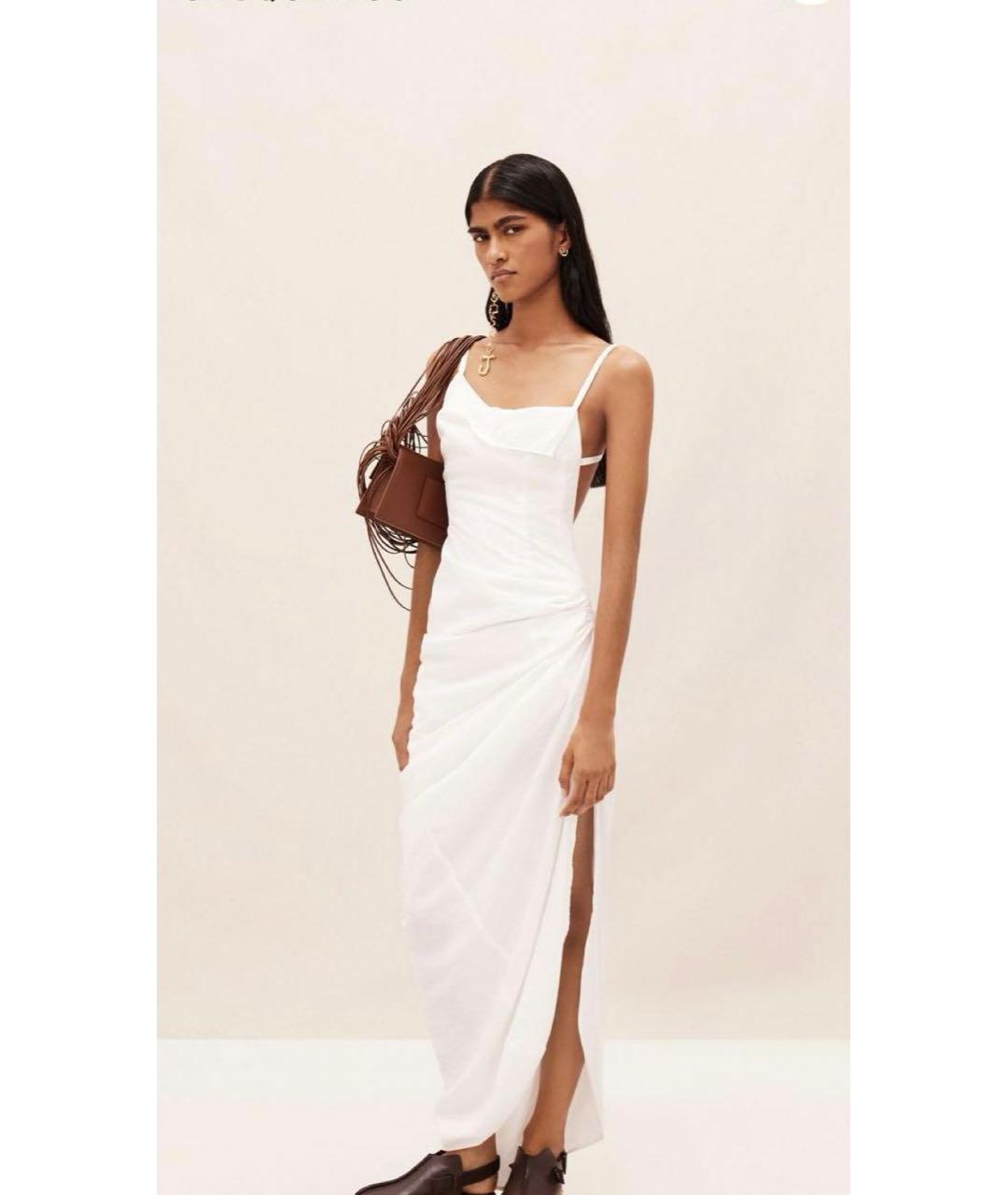 JACQUEMUS Белое повседневное платье, фото 2