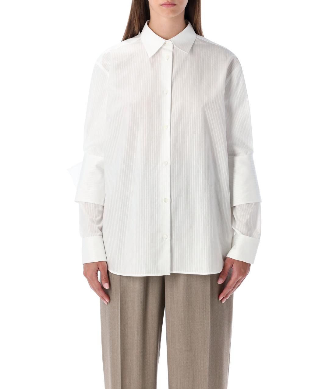 LOEWE Белая хлопковая рубашка, фото 2