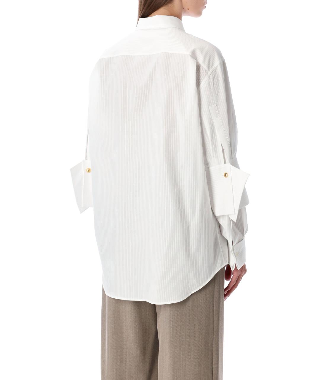 LOEWE Белая хлопковая рубашка, фото 3