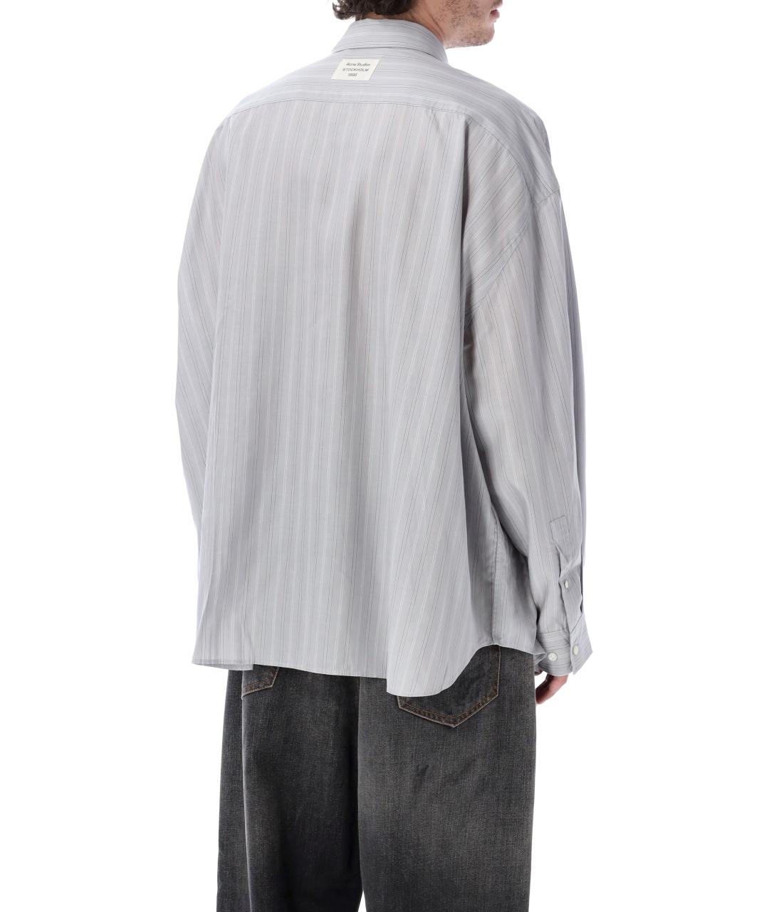 ACNE STUDIOS Серая кэжуал рубашка, фото 3