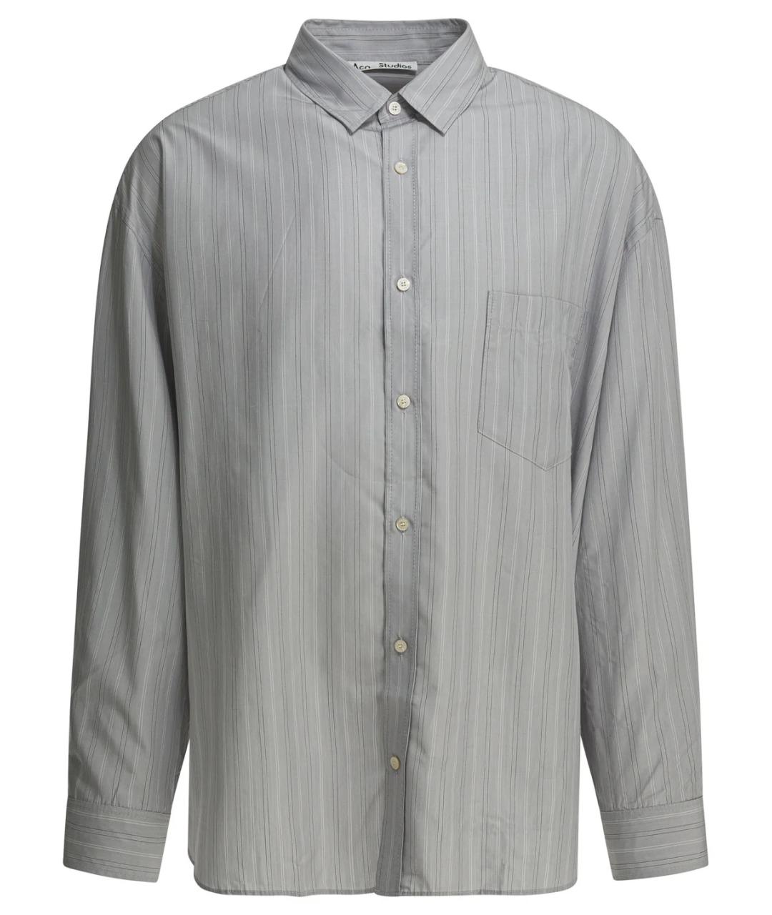 ACNE STUDIOS Серая кэжуал рубашка, фото 1