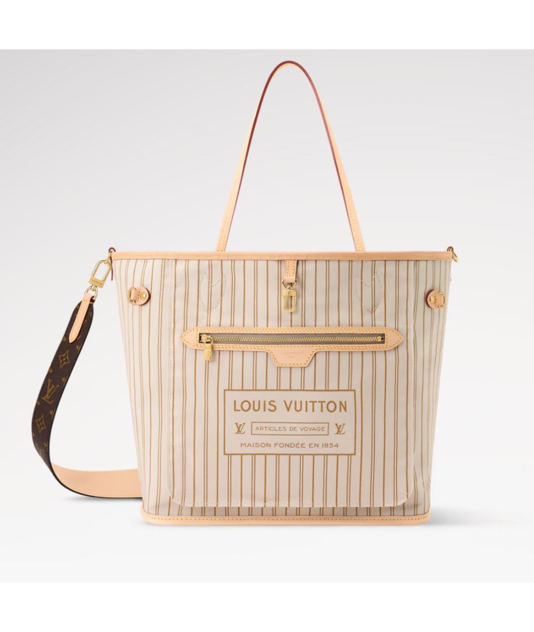 LOUIS VUITTON Коричневая сумка тоут, фото 5