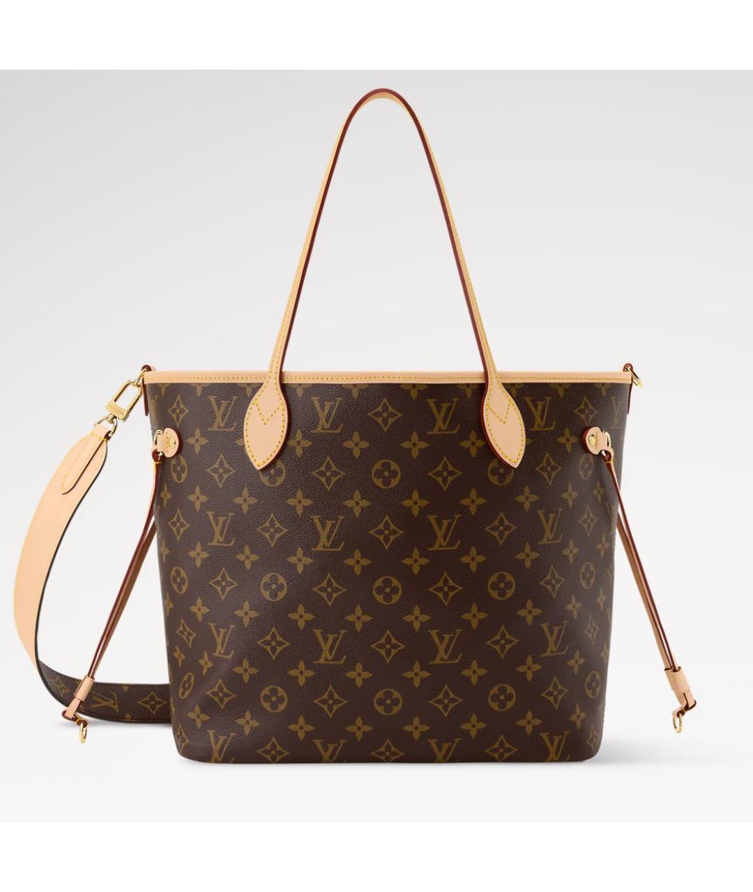 LOUIS VUITTON Коричневая сумка тоут, фото 4