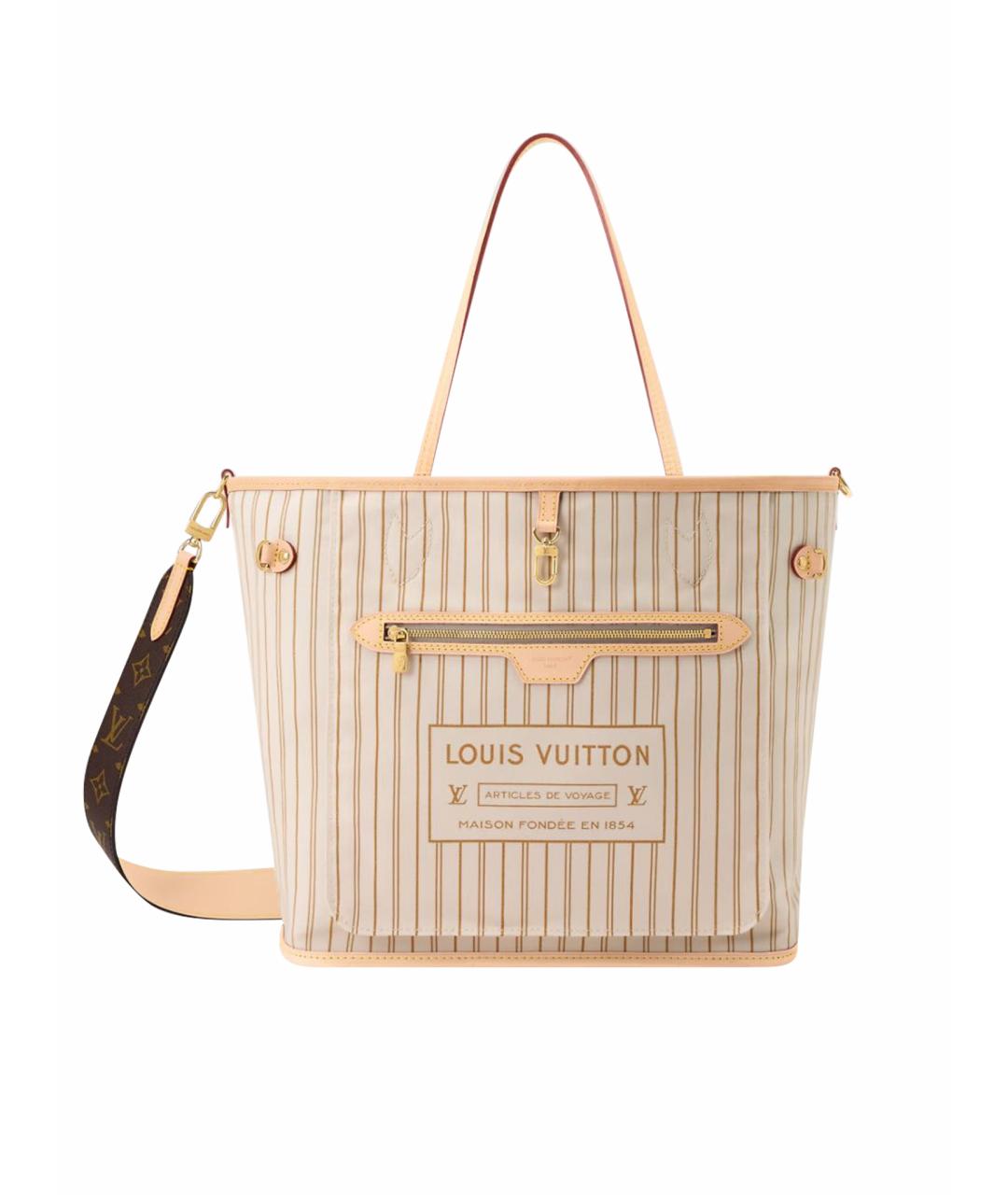 LOUIS VUITTON Коричневая сумка тоут, фото 1