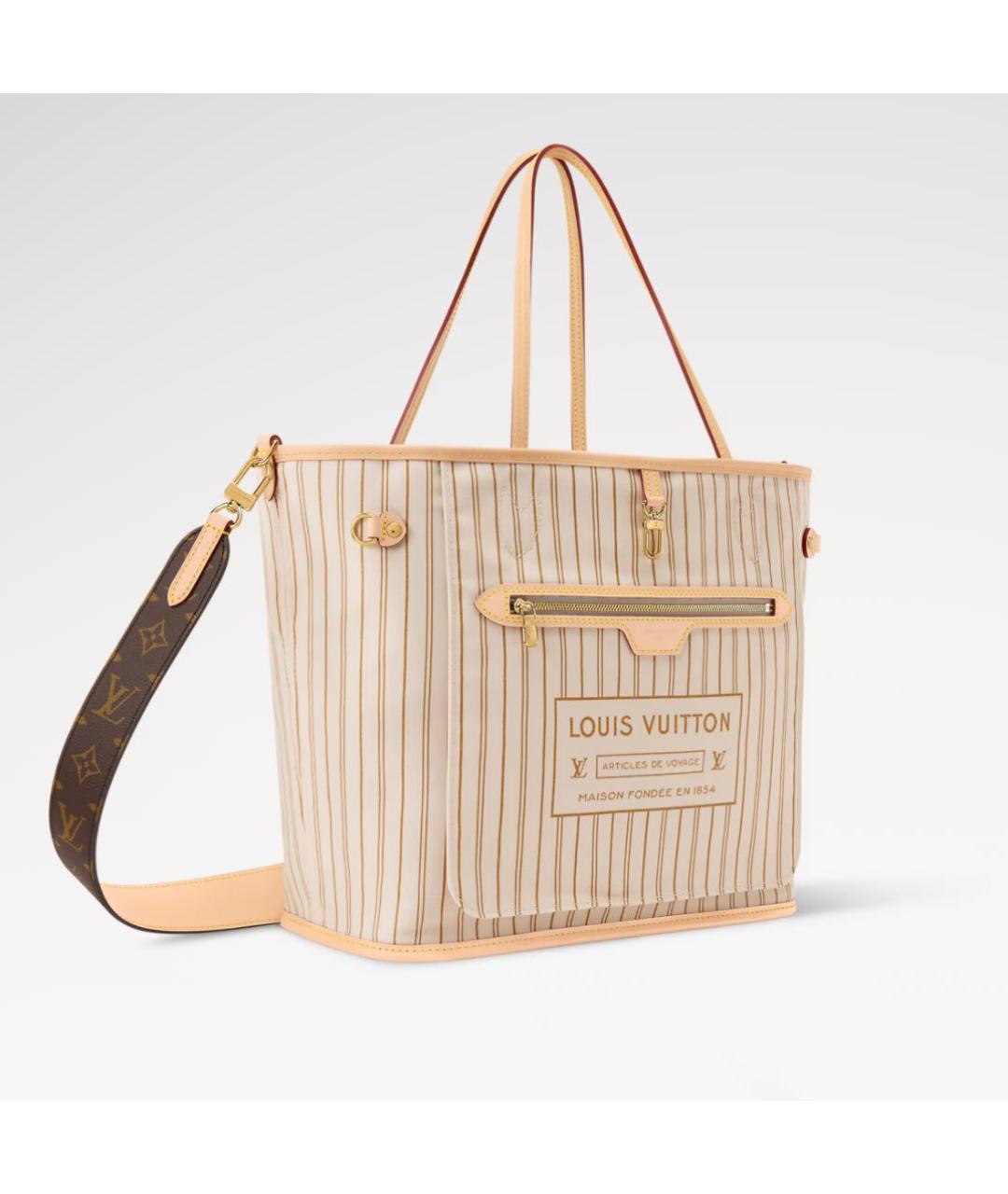 LOUIS VUITTON Коричневая сумка тоут, фото 2