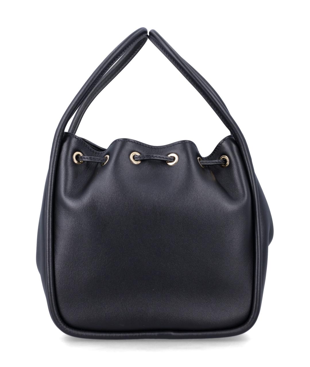 PRADA Черная кожаная сумка тоут, фото 3