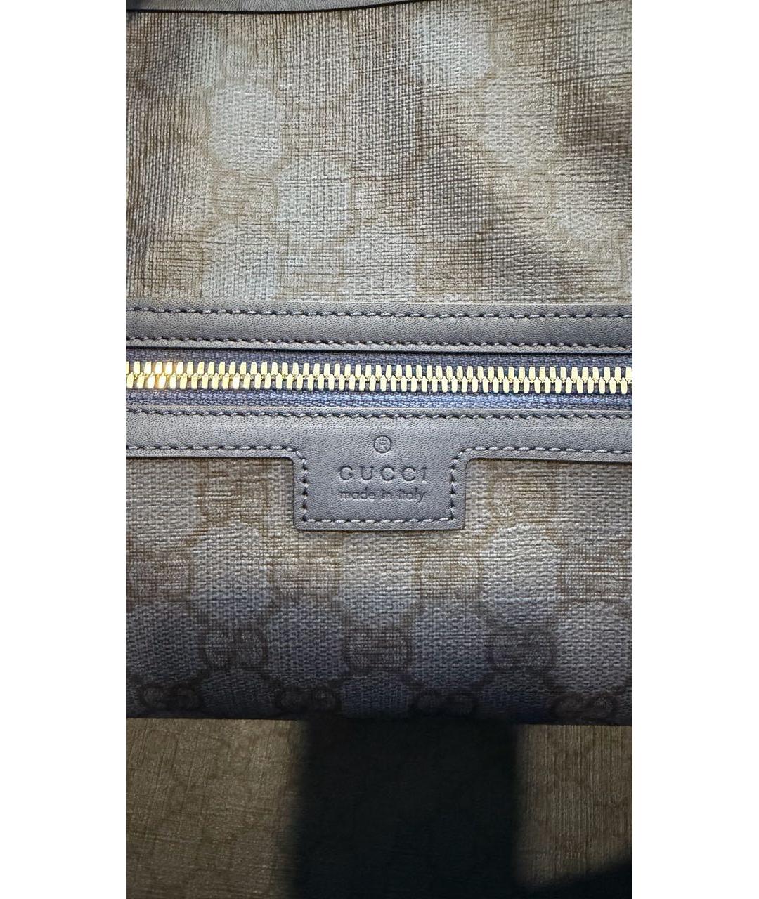 GUCCI Темно-синяя сумка тоут, фото 5