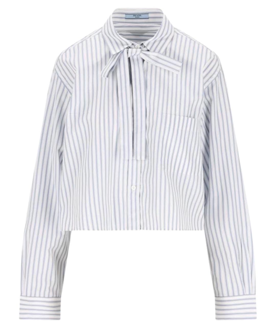 PRADA Голубая хлопковая рубашка, фото 1