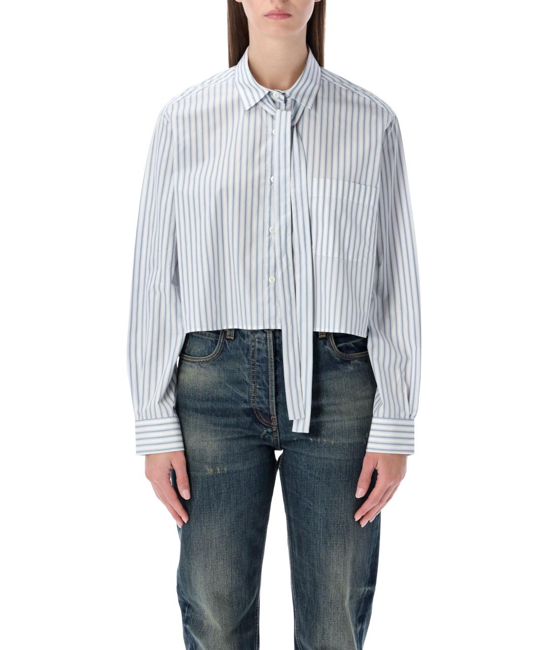 PRADA Голубая хлопковая рубашка, фото 2