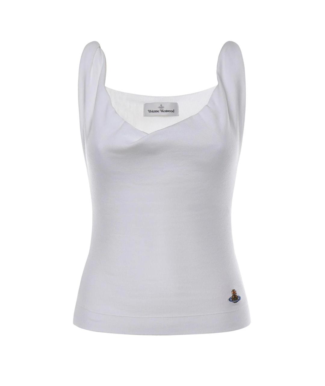 VIVIENNE WESTWOOD Белая хлопковая майка, фото 1