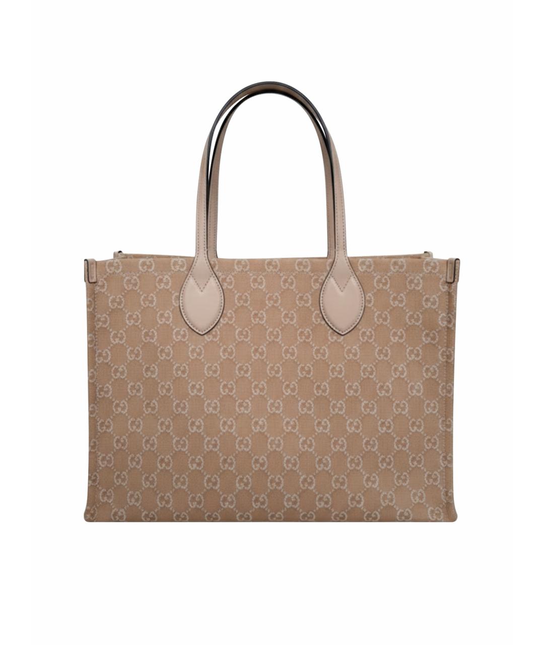 GUCCI Бежевая сумка тоут, фото 1