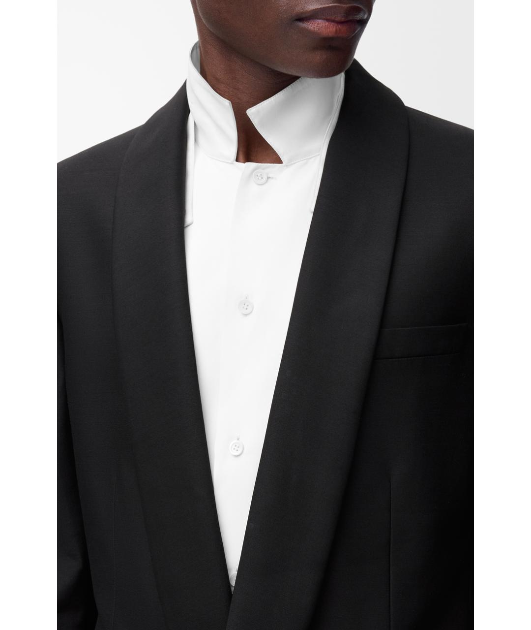 LOEWE Черный шерстяной пиджак, фото 5