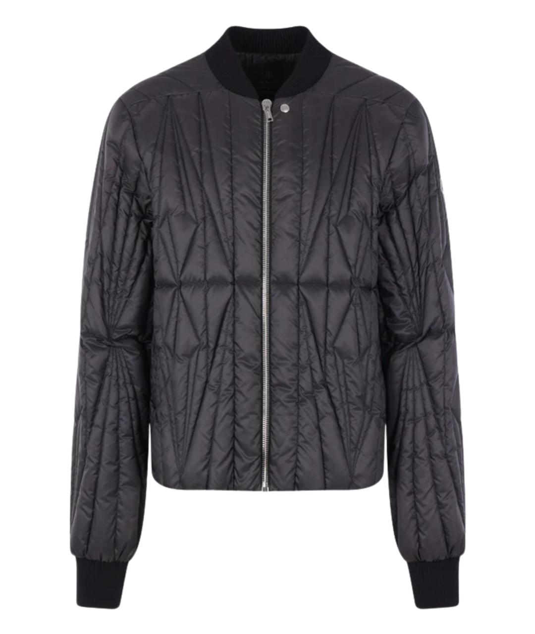 MONCLER Черная полиэстеровая куртка, фото 1