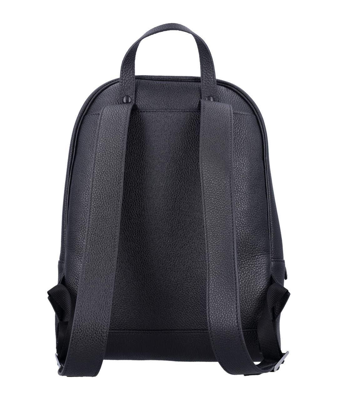 PRADA Черный кожаный рюкзак, фото 4