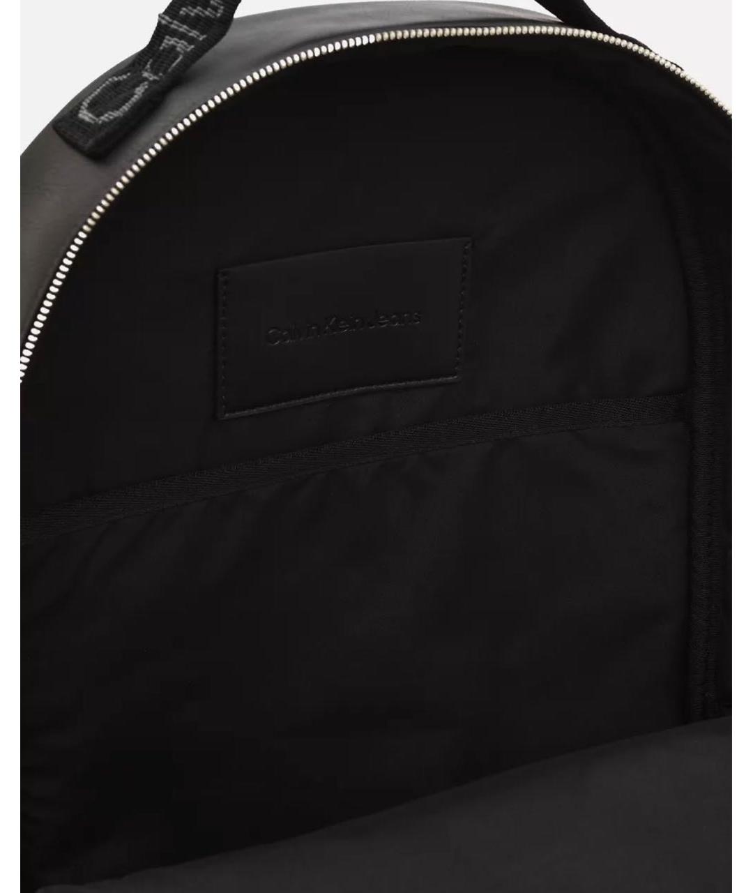 CALVIN KLEIN Черный рюкзак из искусственной кожи, фото 3