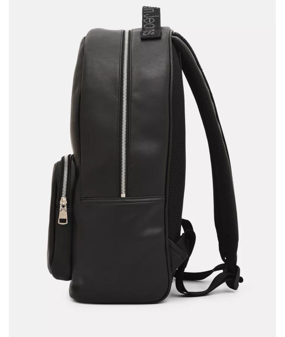 CALVIN KLEIN Черный рюкзак из искусственной кожи, фото 2