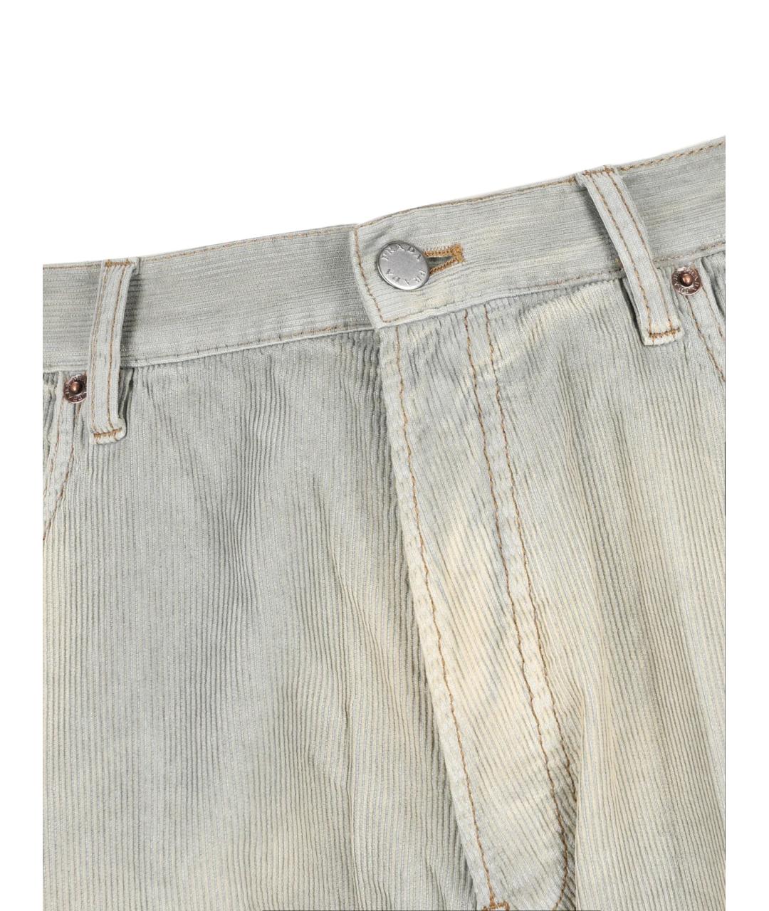 PRADA Голубые хлопковые прямые джинсы, фото 7