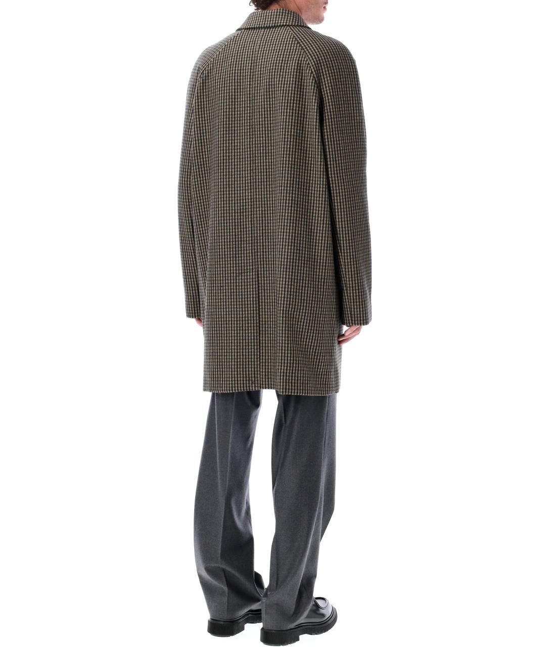 A.P.C. Коричневое шерстяное пальто, фото 2