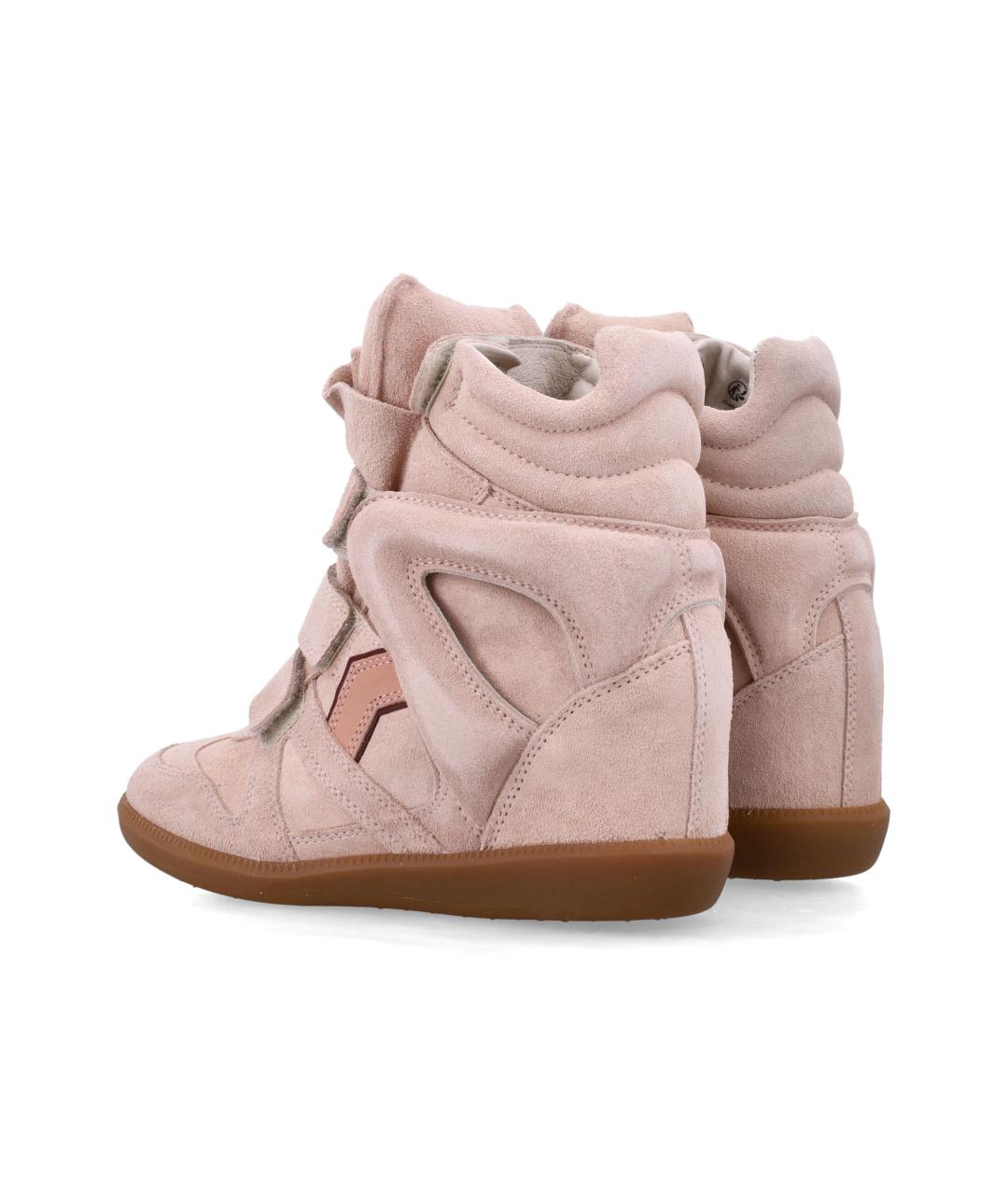 ISABEL MARANT Розовые замшевые кроссовки, фото 4